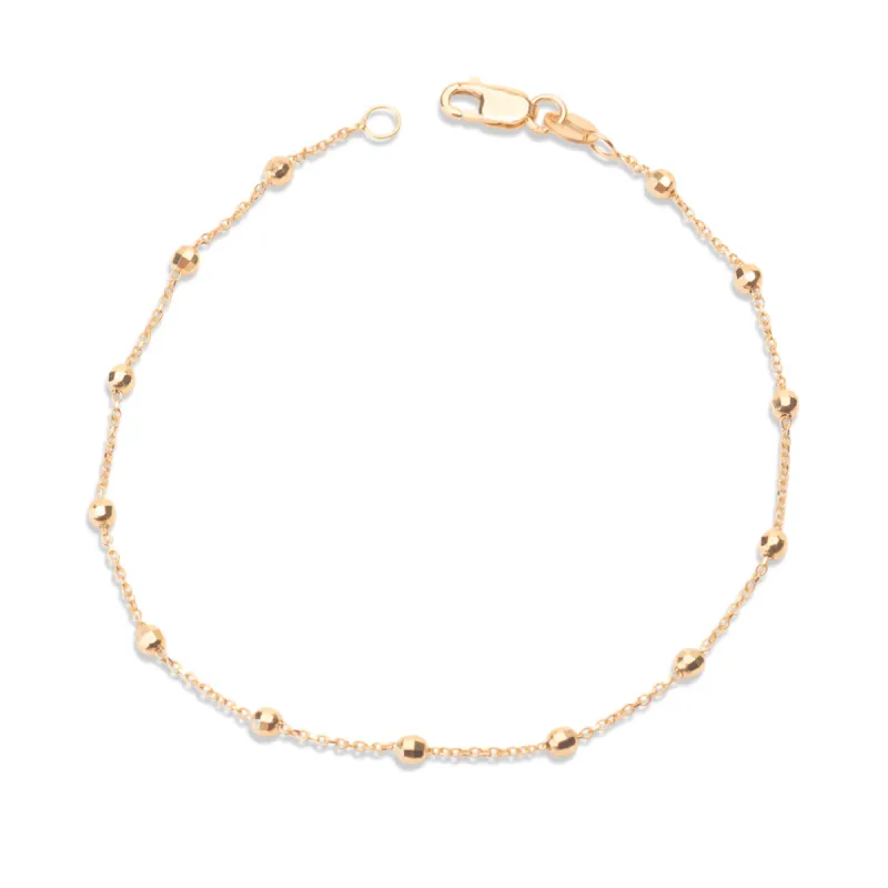 14k Disco Satellite Bracelet sold by RG