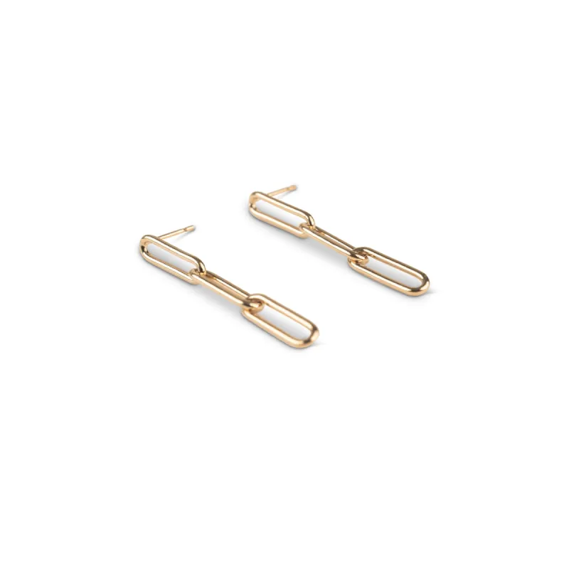 Gold Filled Paperclip Studs sold by RG