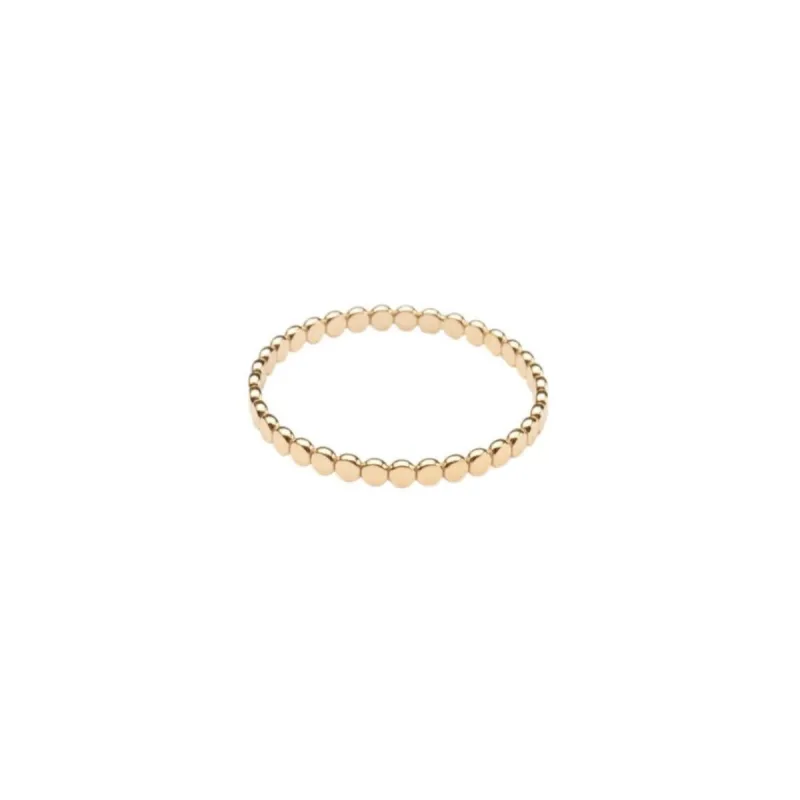 Gold Filled Flat Beaded Ring sold by RG