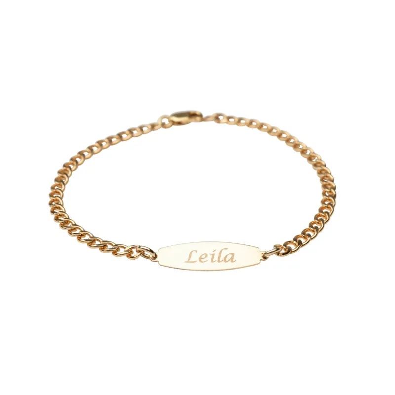 Gold Filled ID Bracelet sold by RG