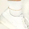 Gold Filled Rectangle Anklet sold by RG