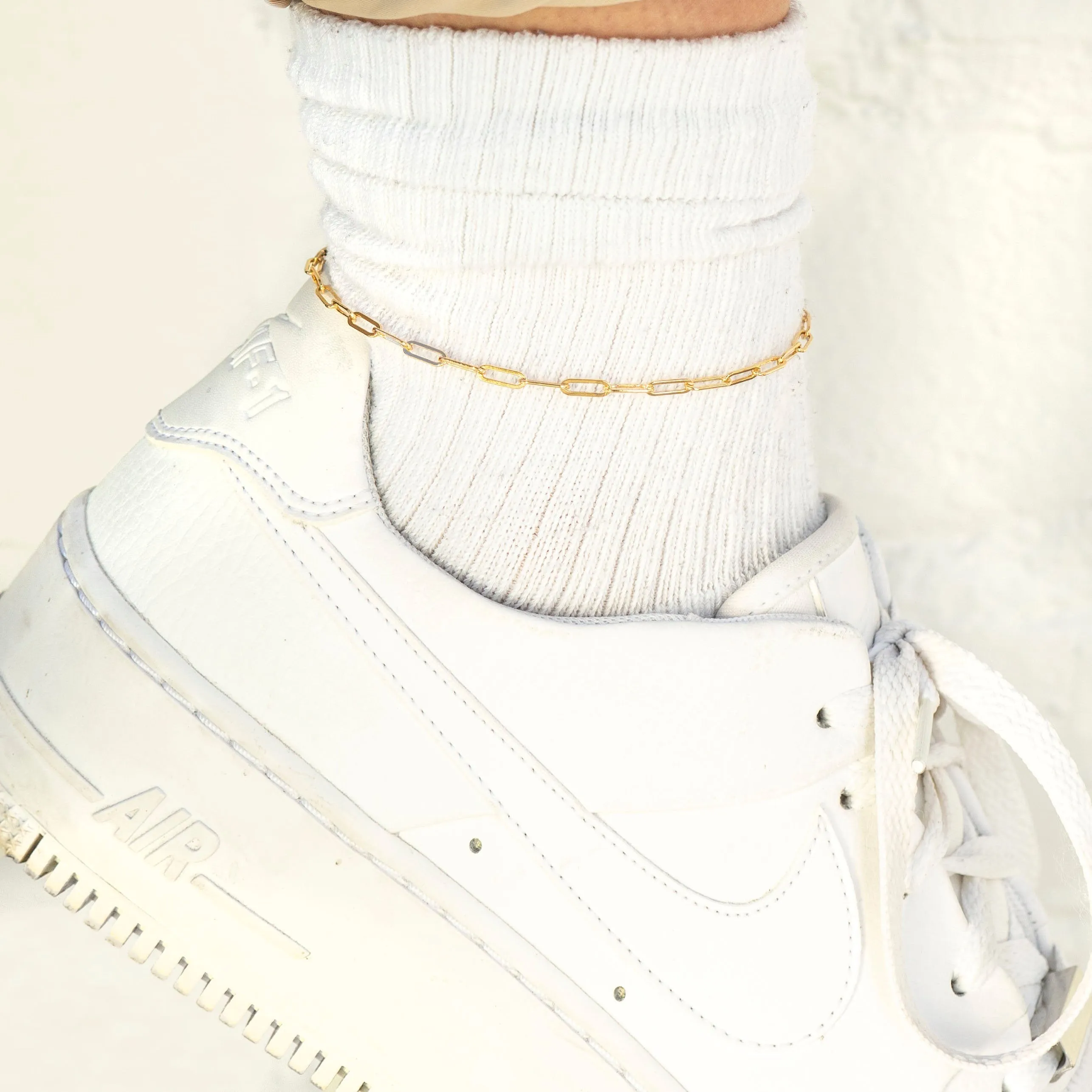 Gold Filled Rectangle Anklet sold by RG