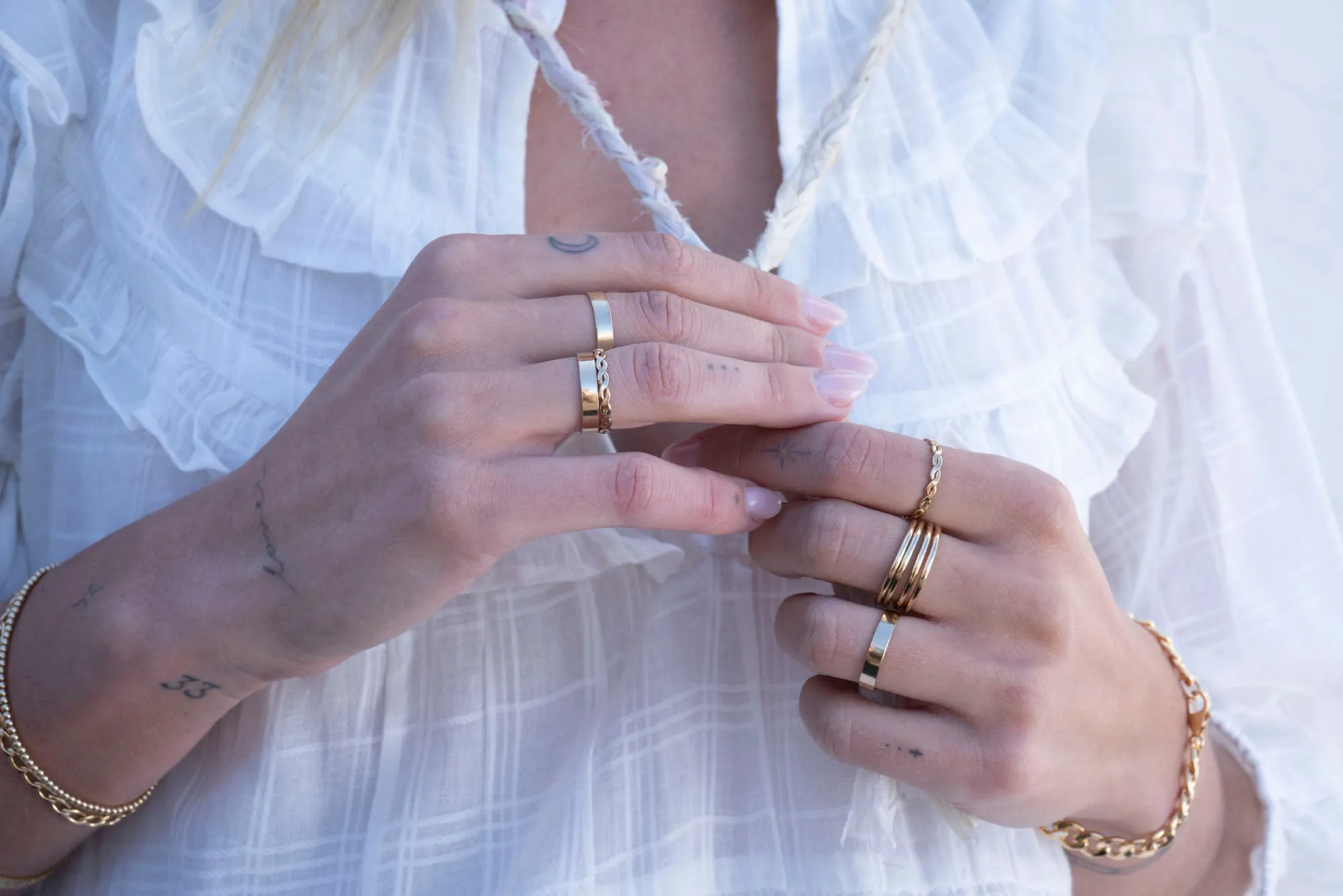 Bold Stackable Ring | 1.5mm sold by RG product image thumbnail 2