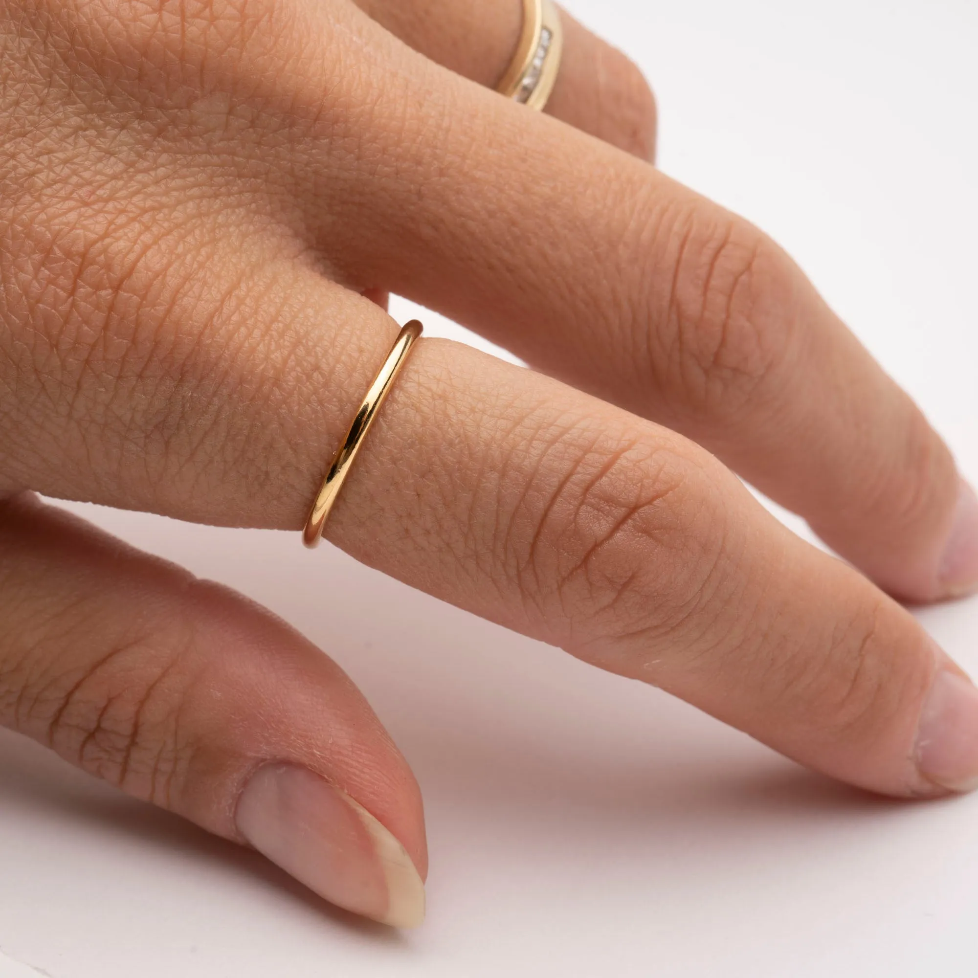 Bold Stackable Ring | 1.5mm sold by RG product image thumbnail 3