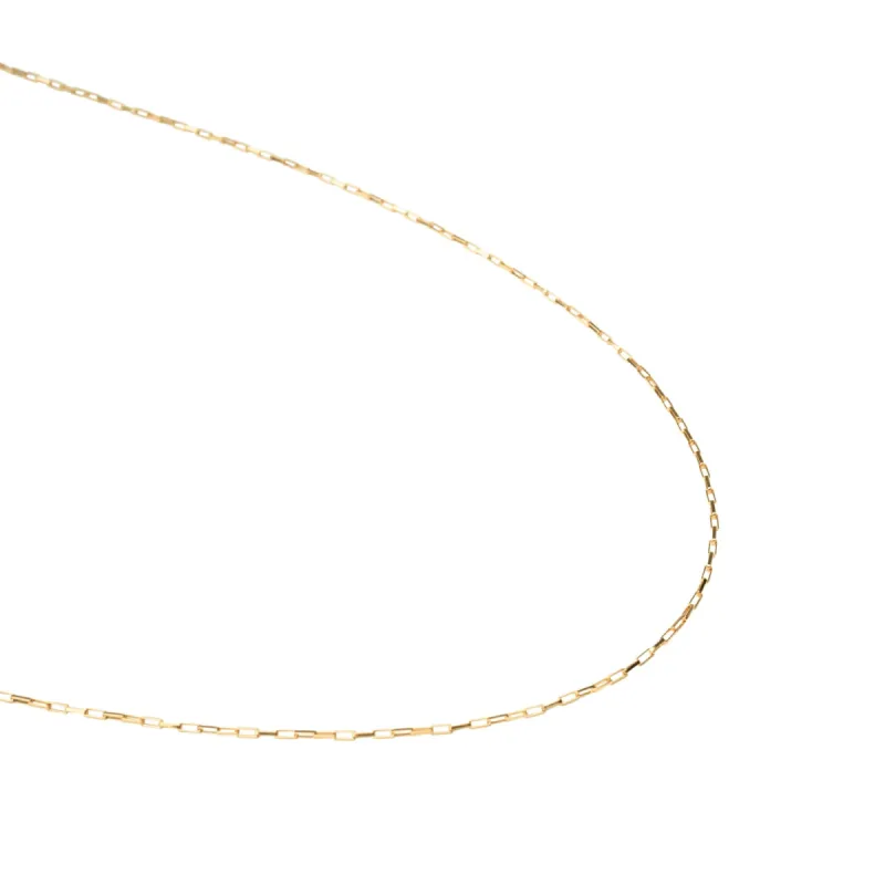 Gold Filled Thin Box Necklace sold by RG
