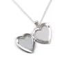 Silver Diamond Heart Locket sold by RG