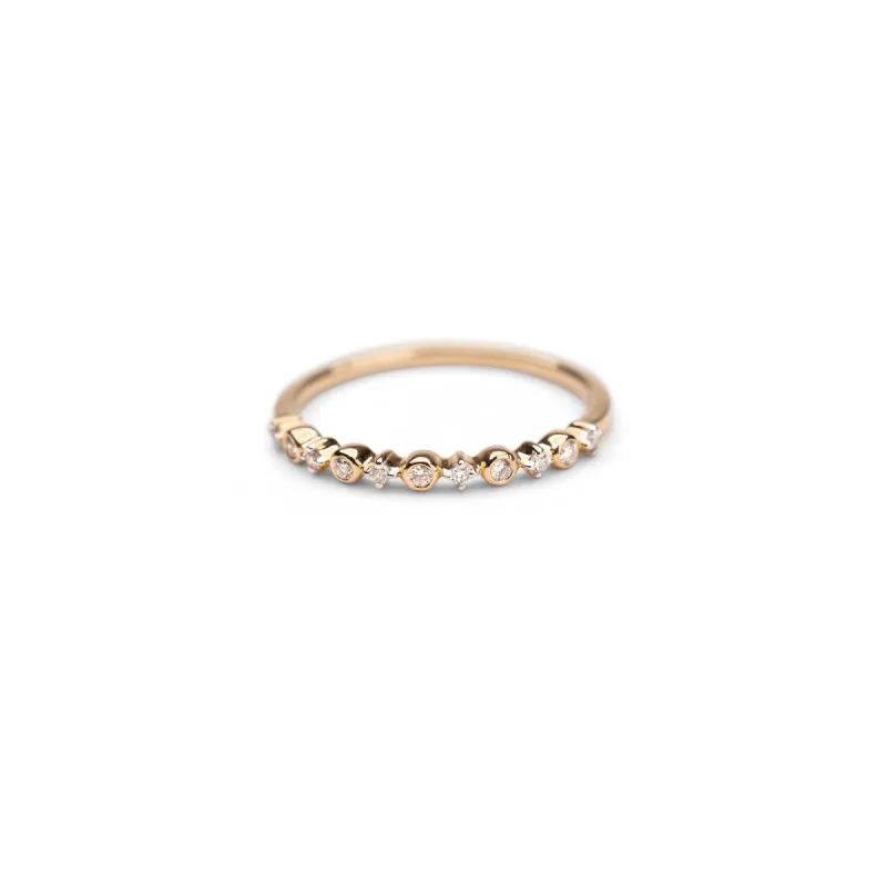 14k Unique Diamond Stacker .10 CTW sold by RG