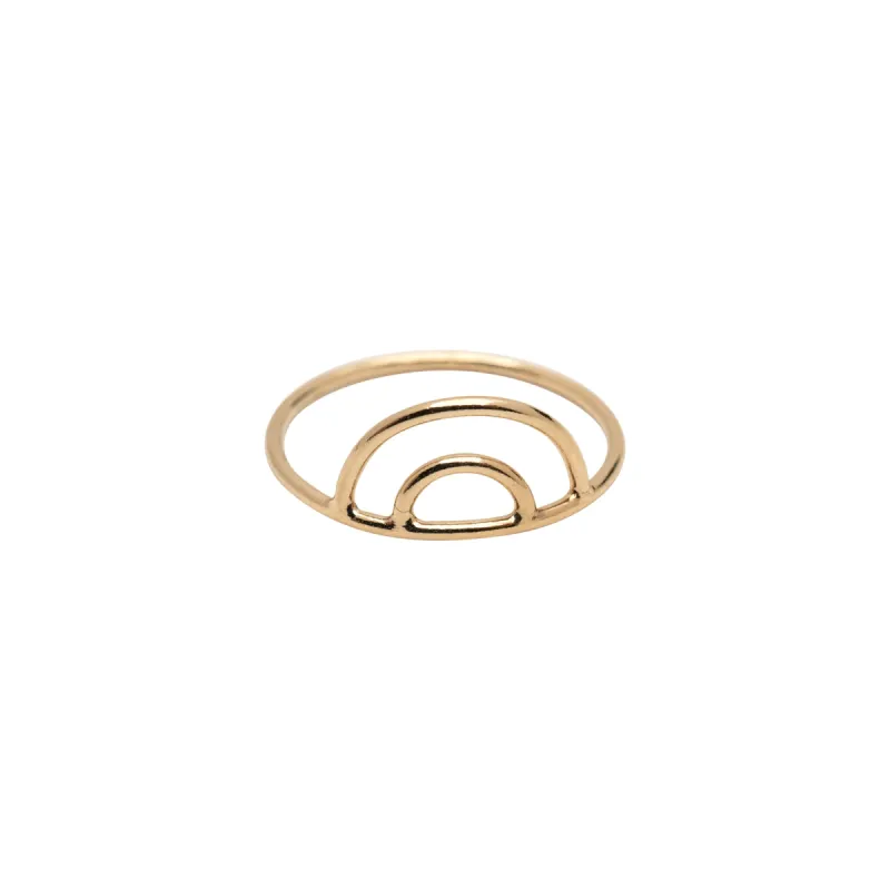 Gold Filled Rainbow Ring sold by RG