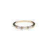 14k Triple Baguette Ring sold by RG