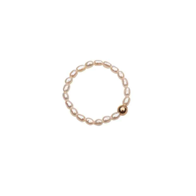 14k Gold Fresh Water Pearl Ring sold by RG