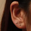 14k Diamond Star Flatback Studs sold by RG