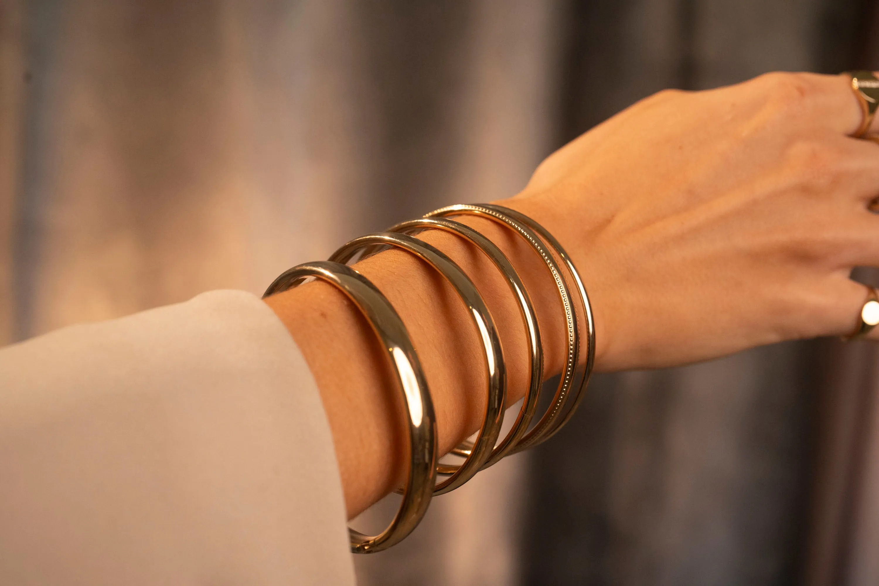 Gold Filled London Bangle | 5mm sold by RG product image thumbnail 2