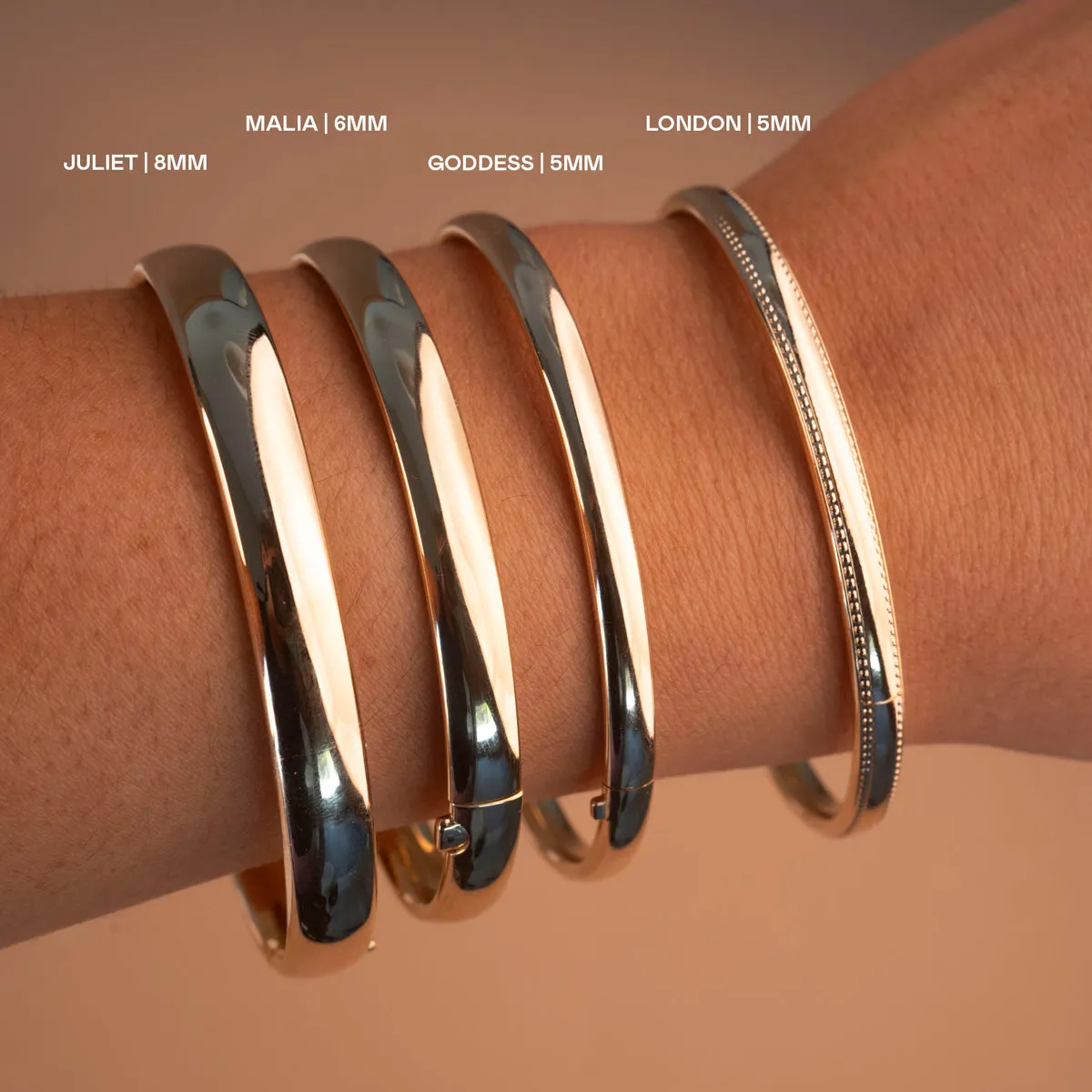 Gold Filled London Bangle | 5mm sold by RG product image thumbnail 4