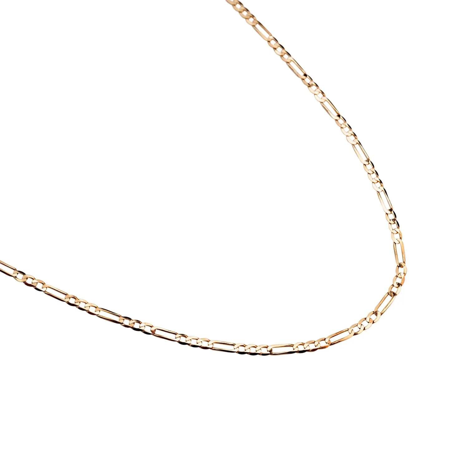 14k Thin Figaro Necklace sold by RG