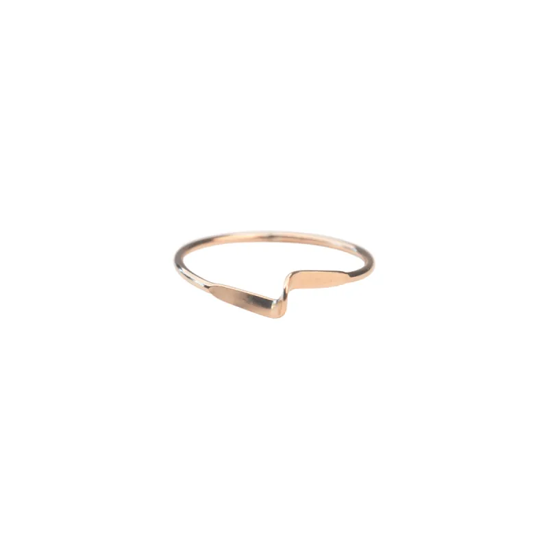 Gold Filled Barrel Wave Ring sold by RG