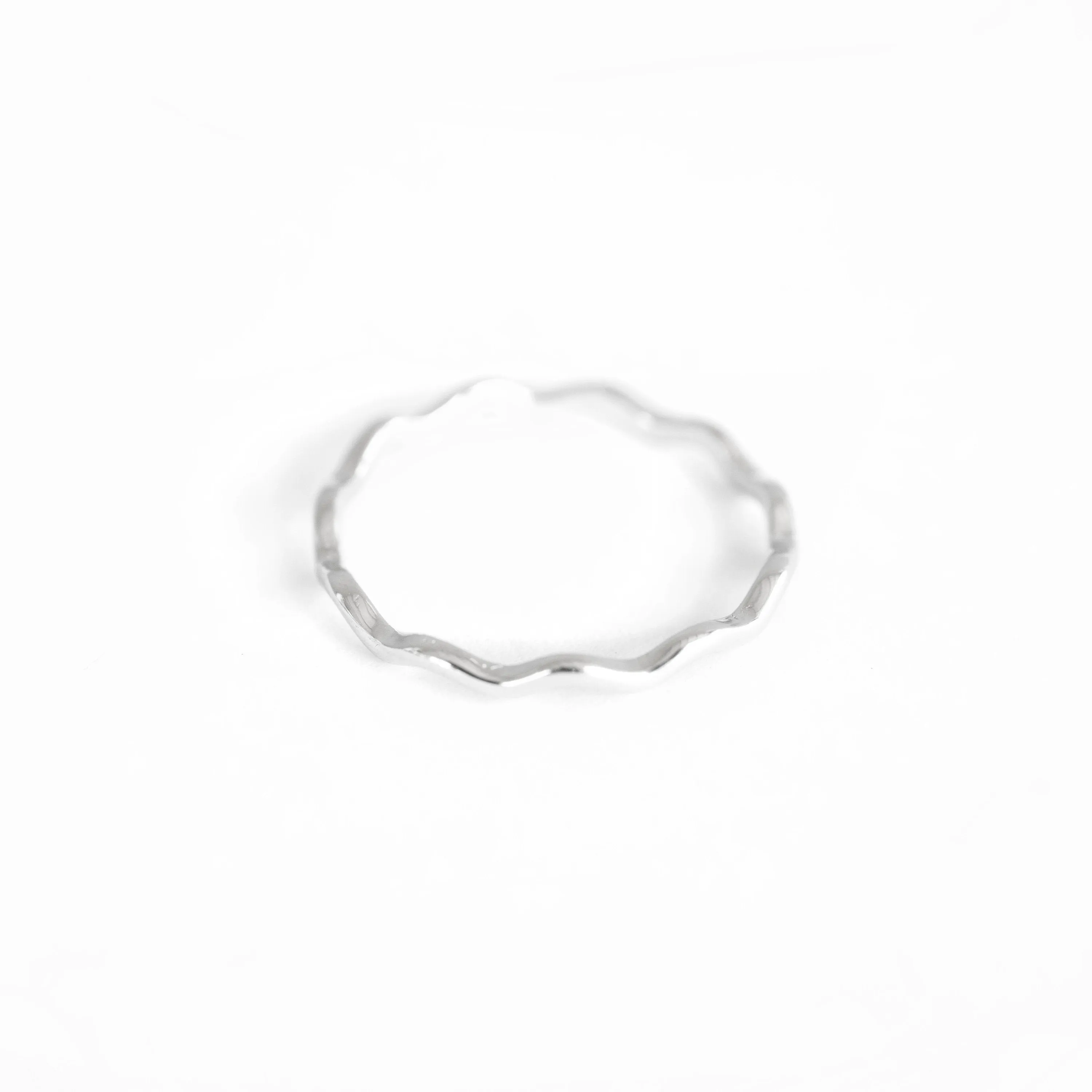 Silver Wavy Ring sold by RG product image thumbnail 3