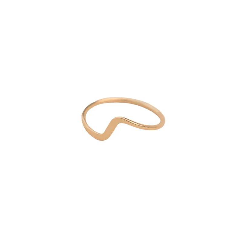 Gold Filled Flat Wave Ring sold by RG