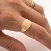 14k Square Signet Ring sold by RG