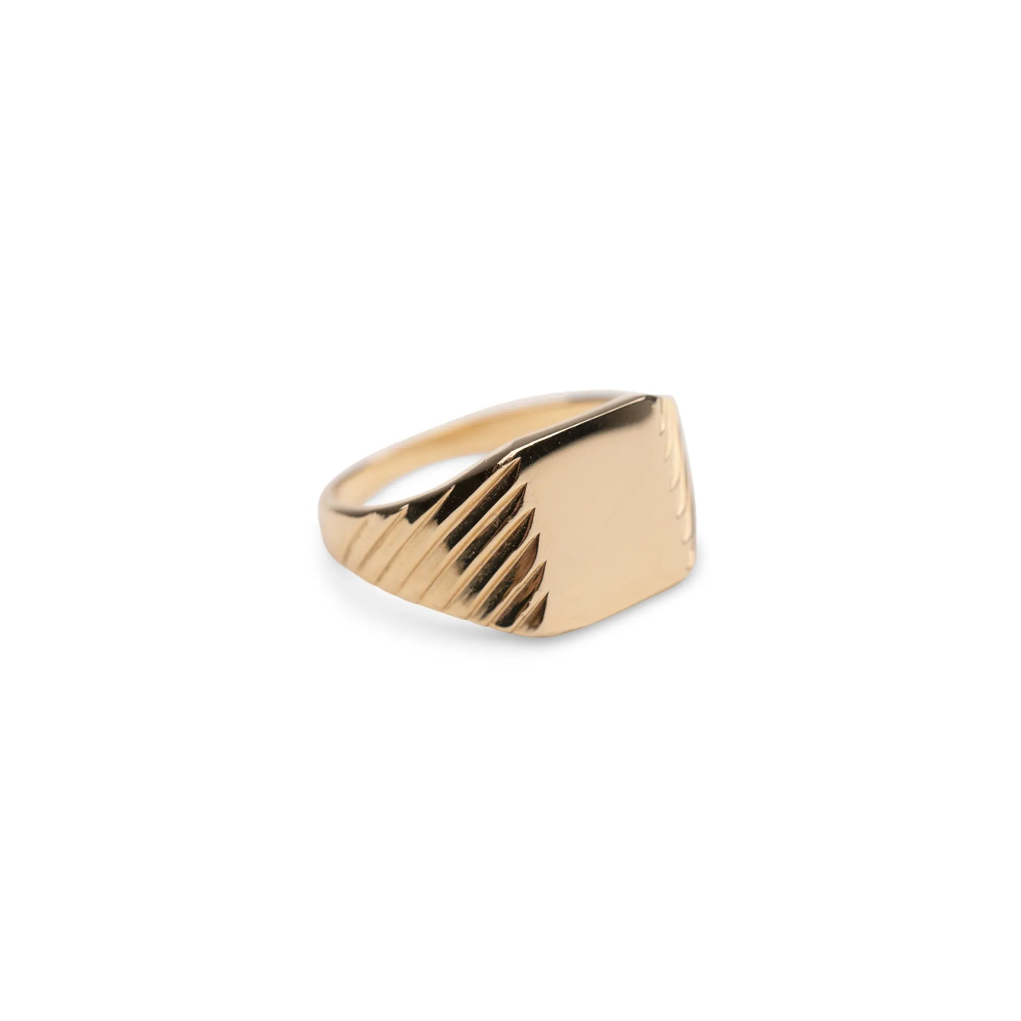 14k Square Signet Ring sold by RG