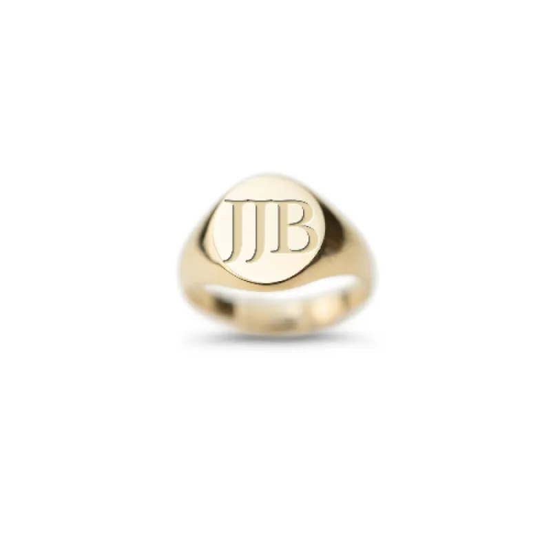 14k Large Signet Ring sold by RG