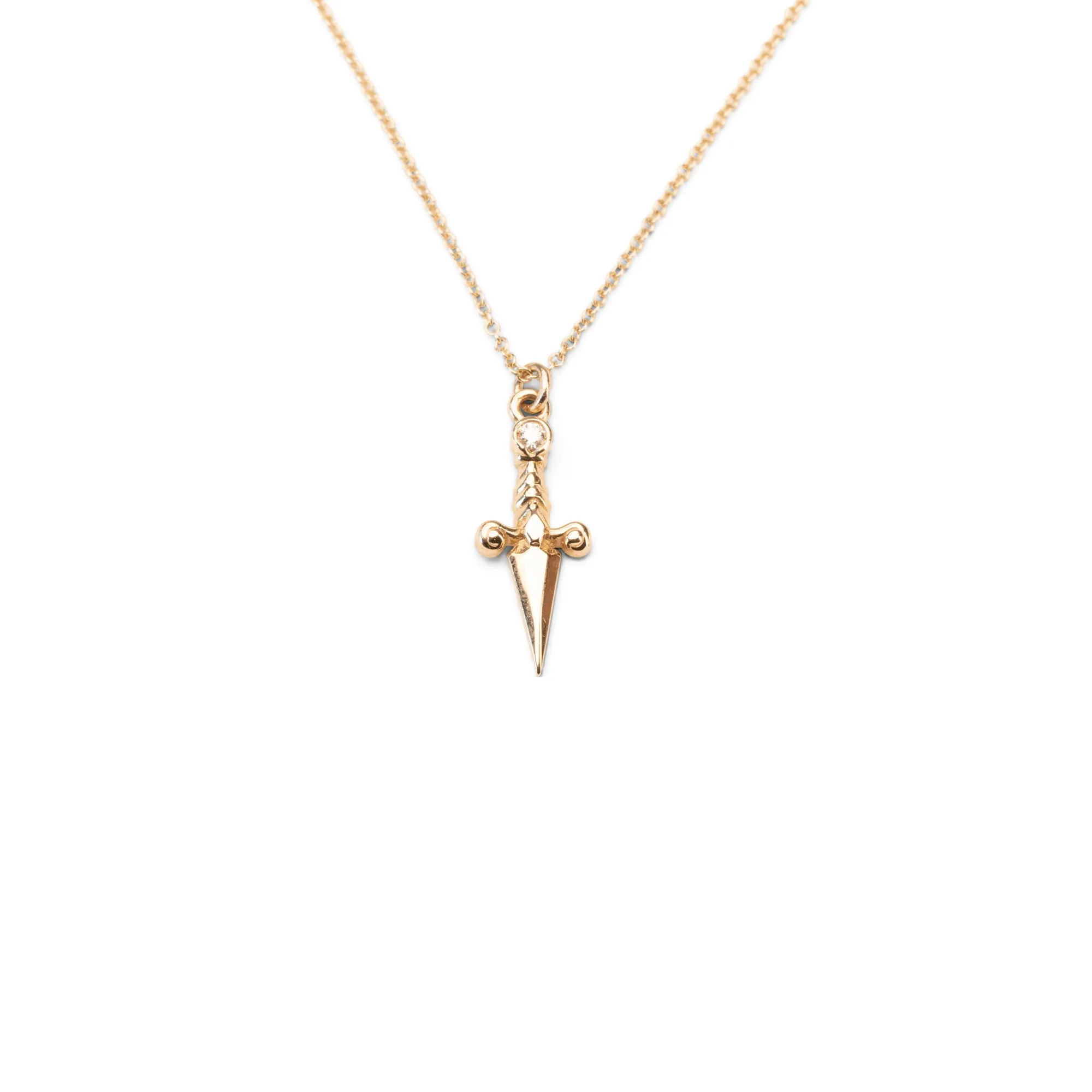 14k Dagger Necklace sold by RG product image thumbnail 3