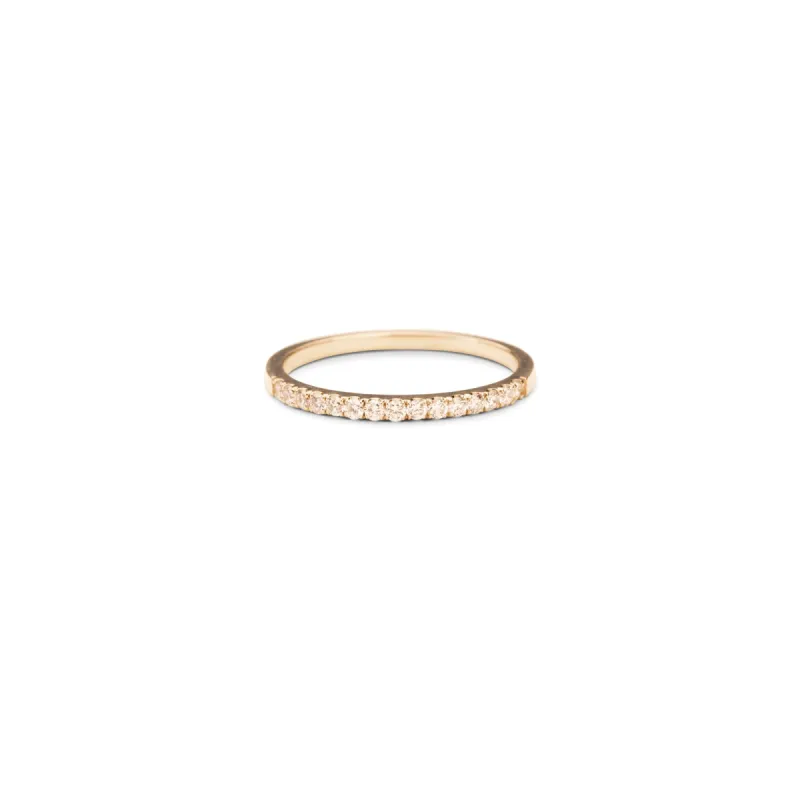 14k Half Eternity Diamond Band | 1.5mm sold by RG