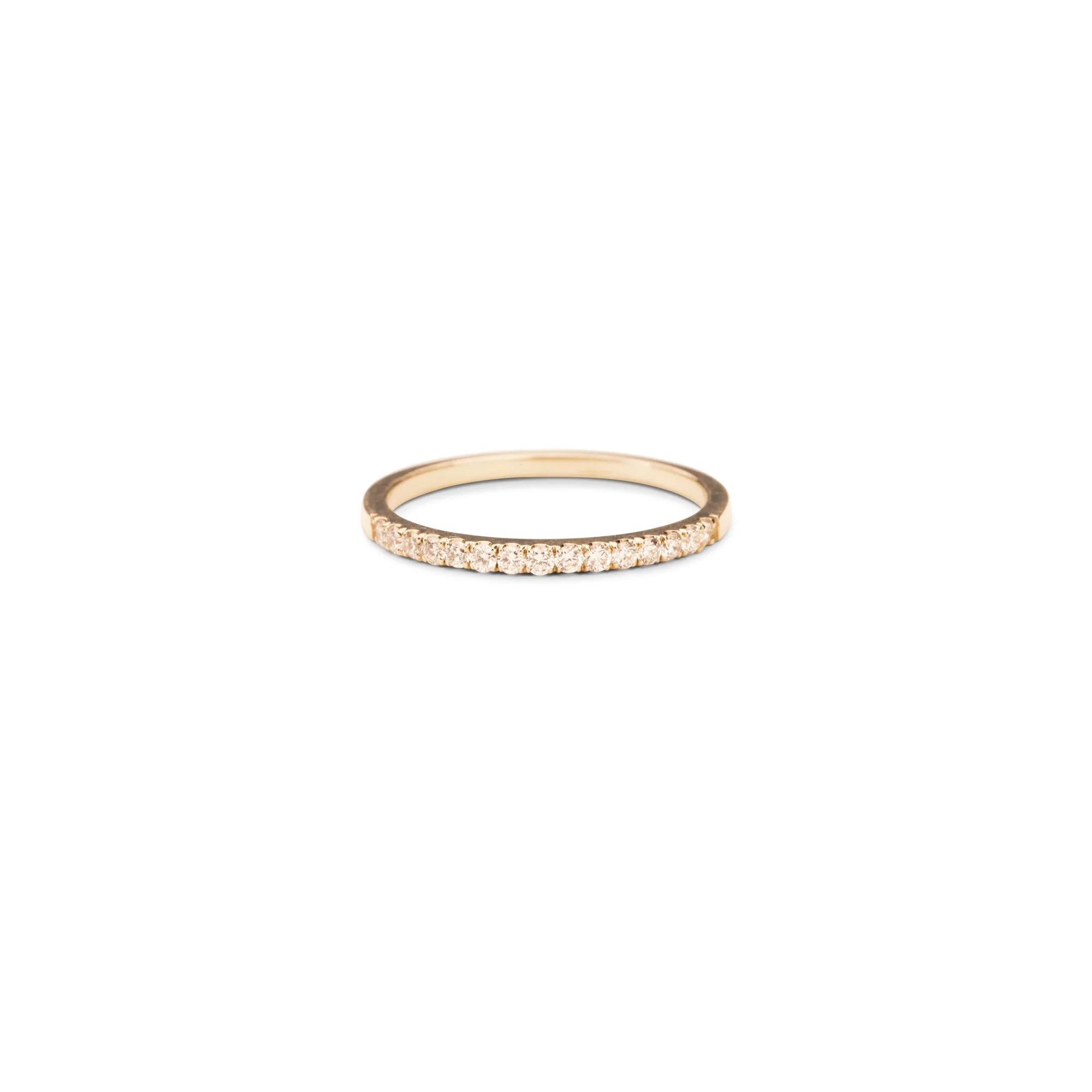 14k Half Eternity Diamond Band | 1.5mm sold by RG