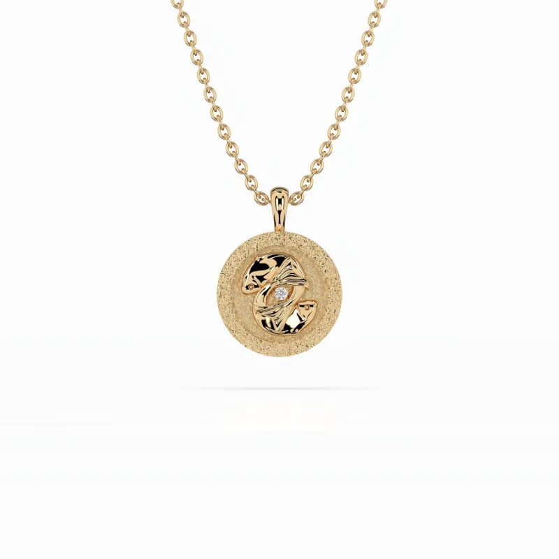 14k Zodiac Necklace sold by RG
