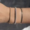 14K Micro Bezel Tennis Bracelet | 1 Carat sold by RG