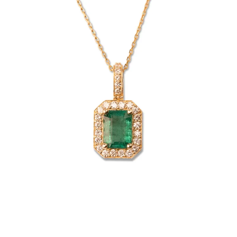 14k Royale Emerald Necklace sold by RG