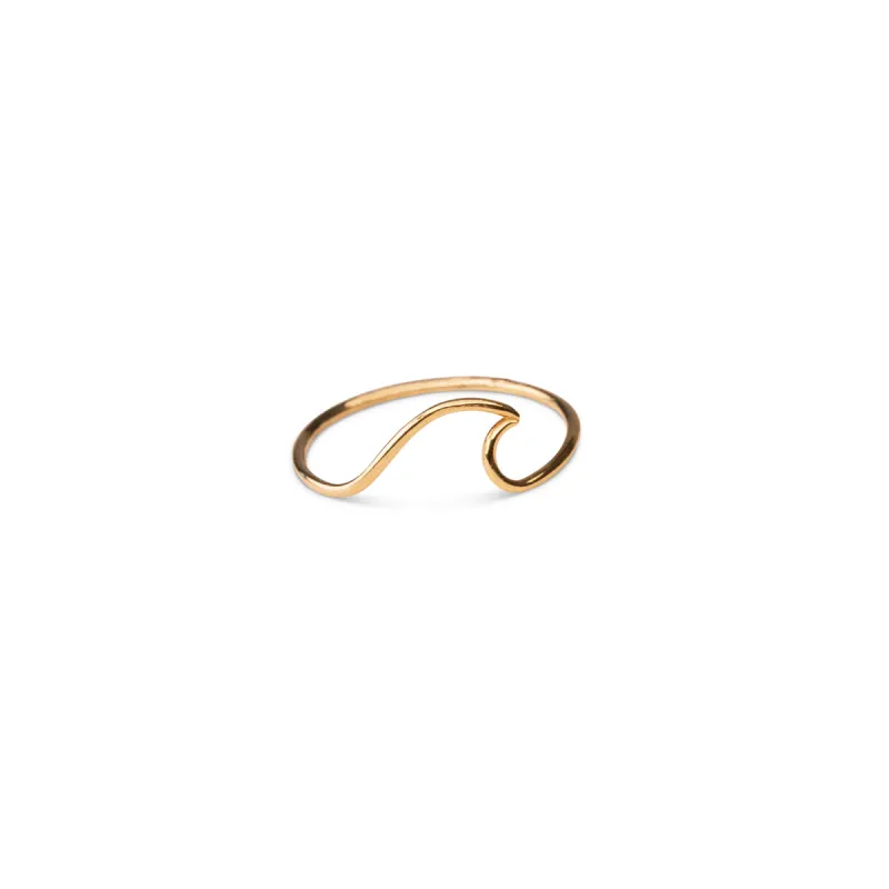 Gold Tidal Wave Ring sold by RG