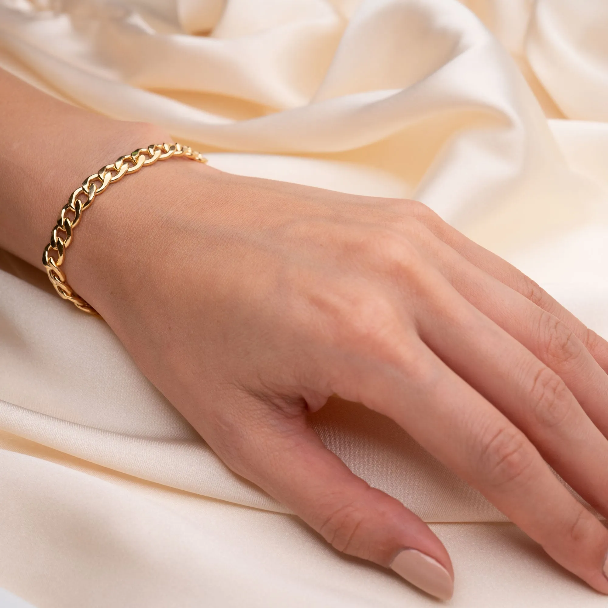 Gold Filled Curb XL Bracelet sold by RG product image thumbnail 2