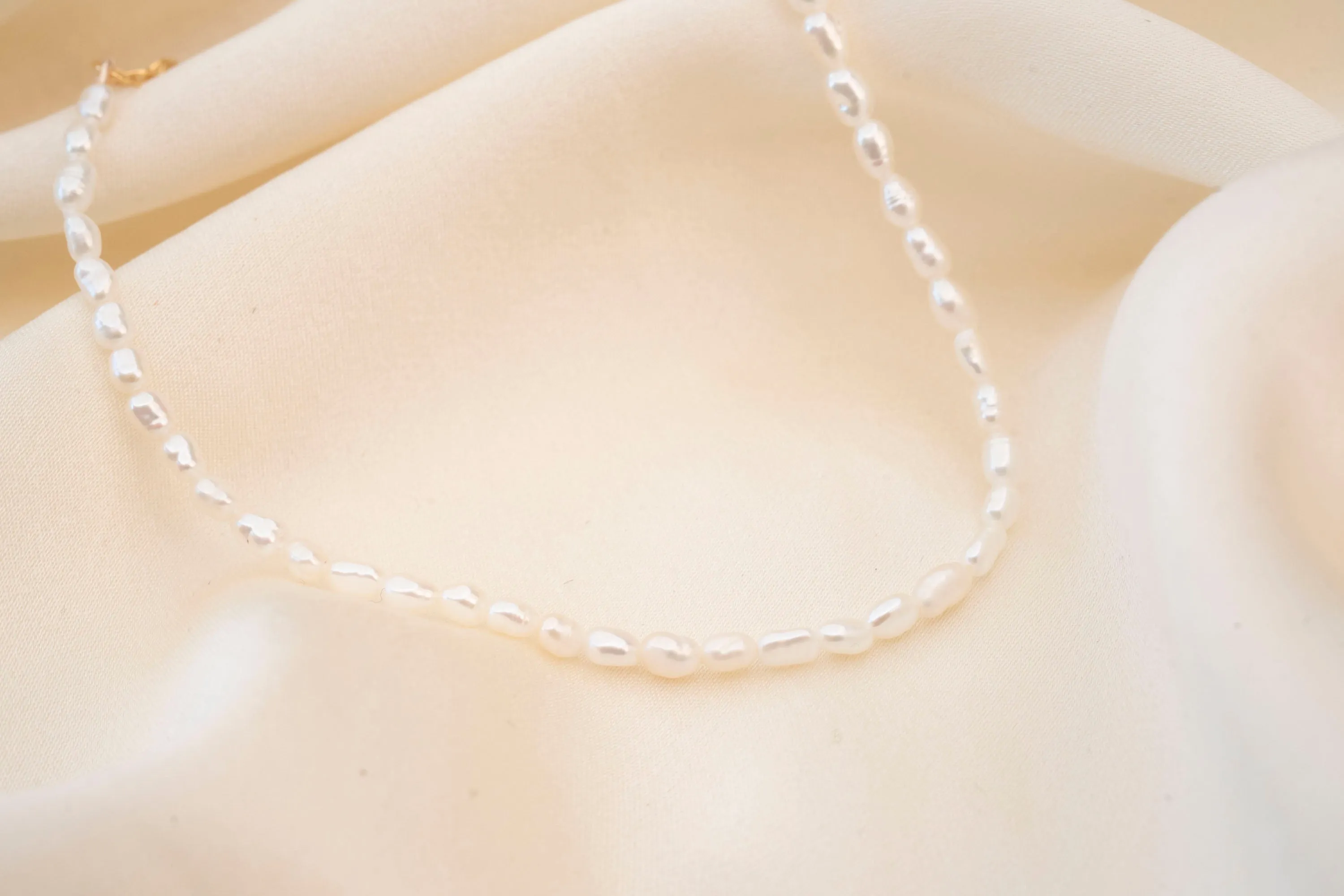 Slim Freshwater Pearl Necklace sold by RG product image thumbnail 3