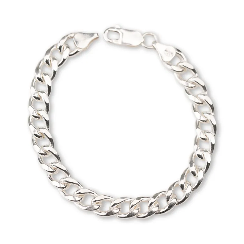 Silver Cuban Bracelet sold by RG