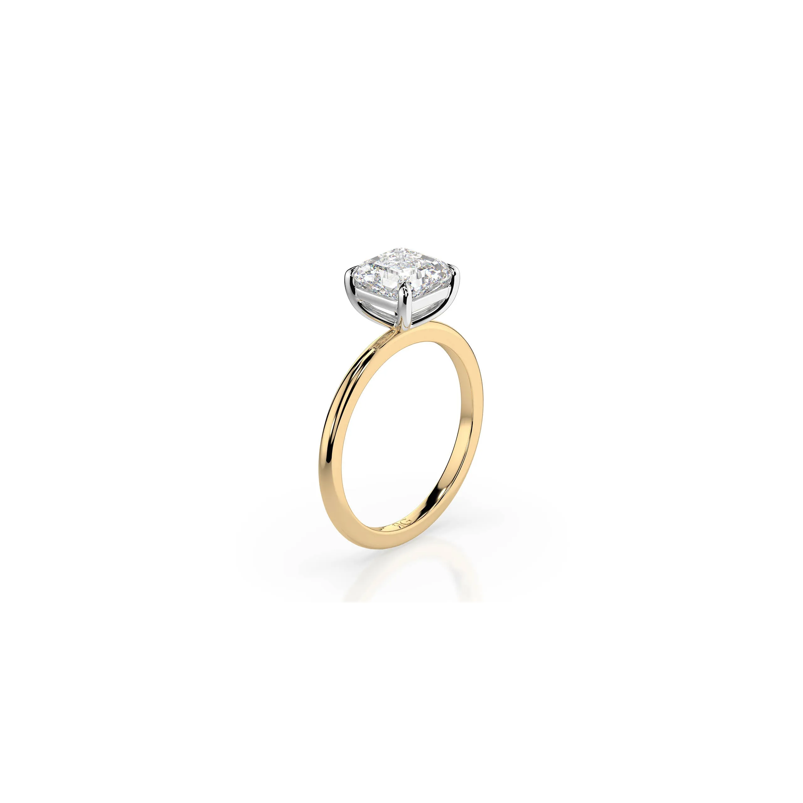 14k Ascher Solitaire Ring sold by RG product image thumbnail 3