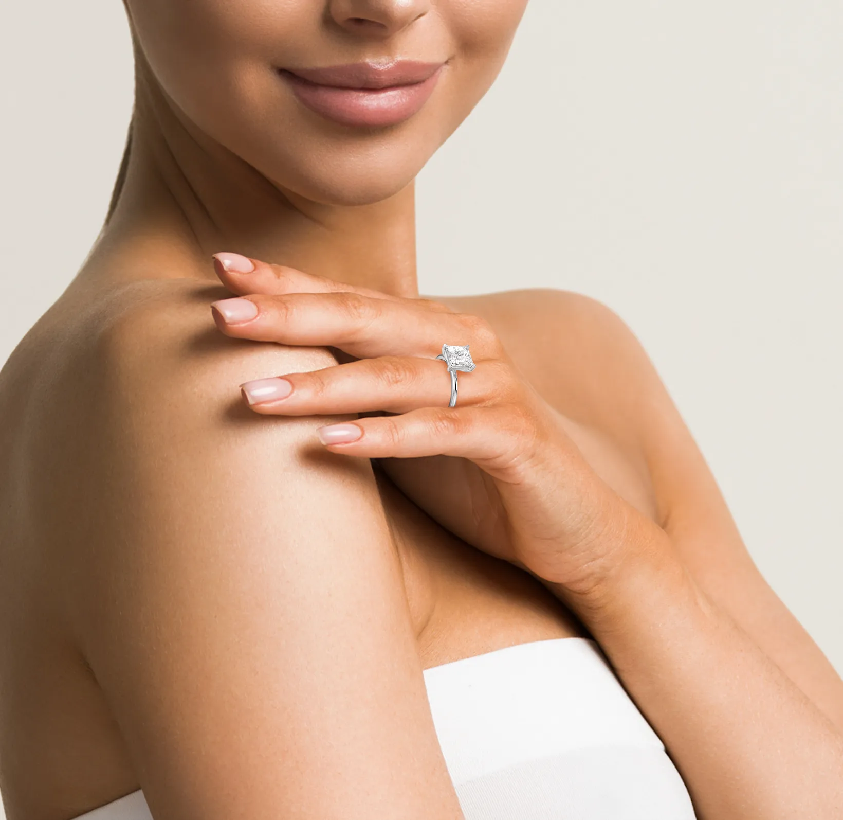 14k Ascher Solitaire Ring sold by RG product image thumbnail 4