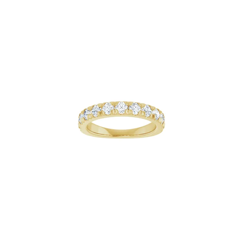 14k Half Eternity Diamond Band | 3mm sold by RG