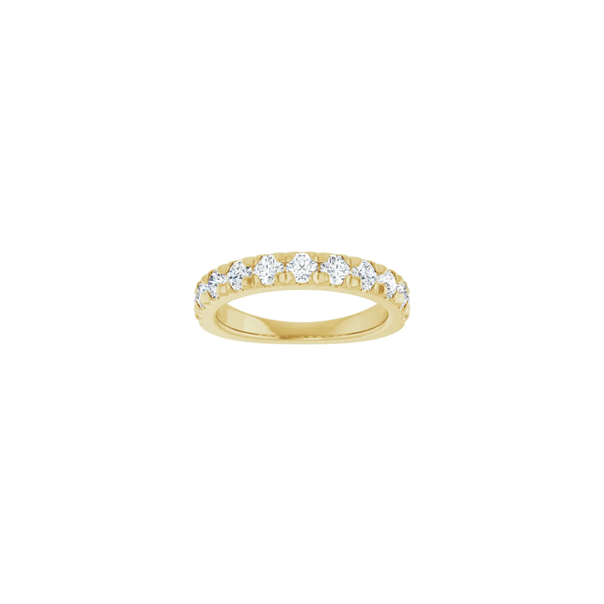14k Half Eternity Diamond Band | 3mm sold by RG
