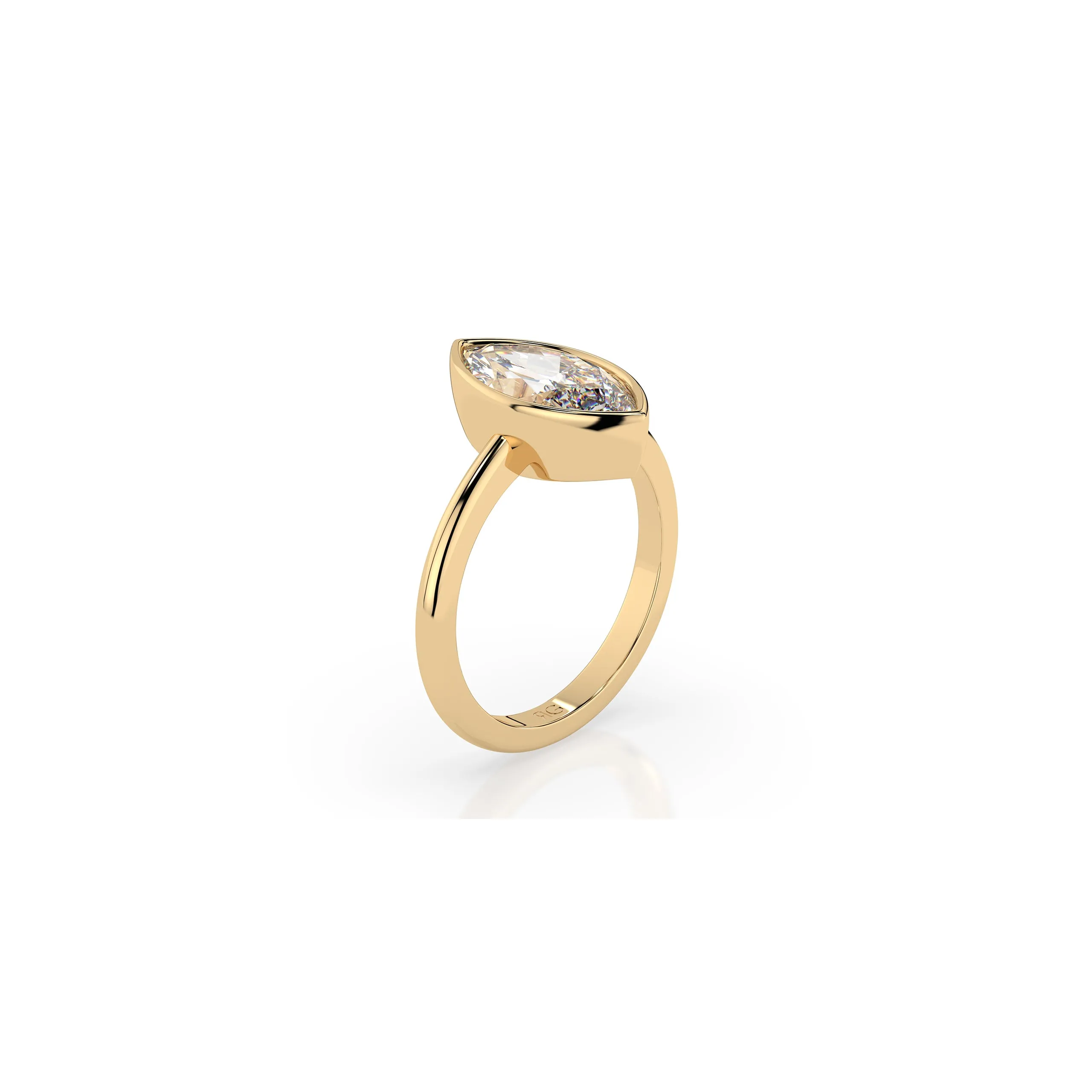 14k Marquise Bezel Ring sold by RG product image thumbnail 5