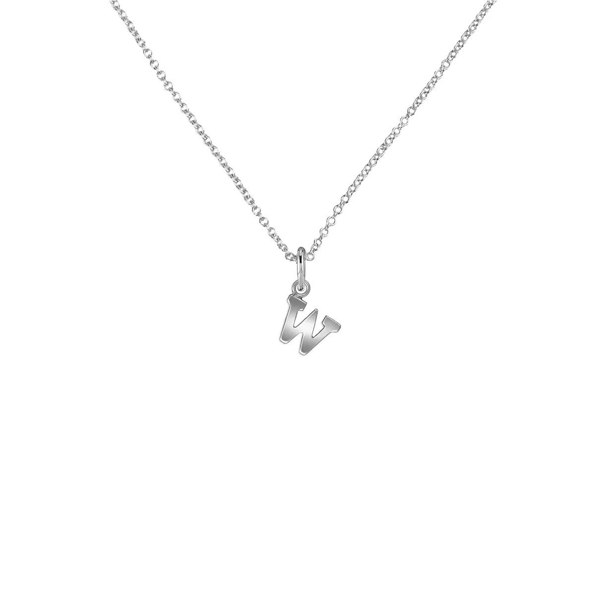 Silver Letter Necklace sold by RG product image thumbnail 3
