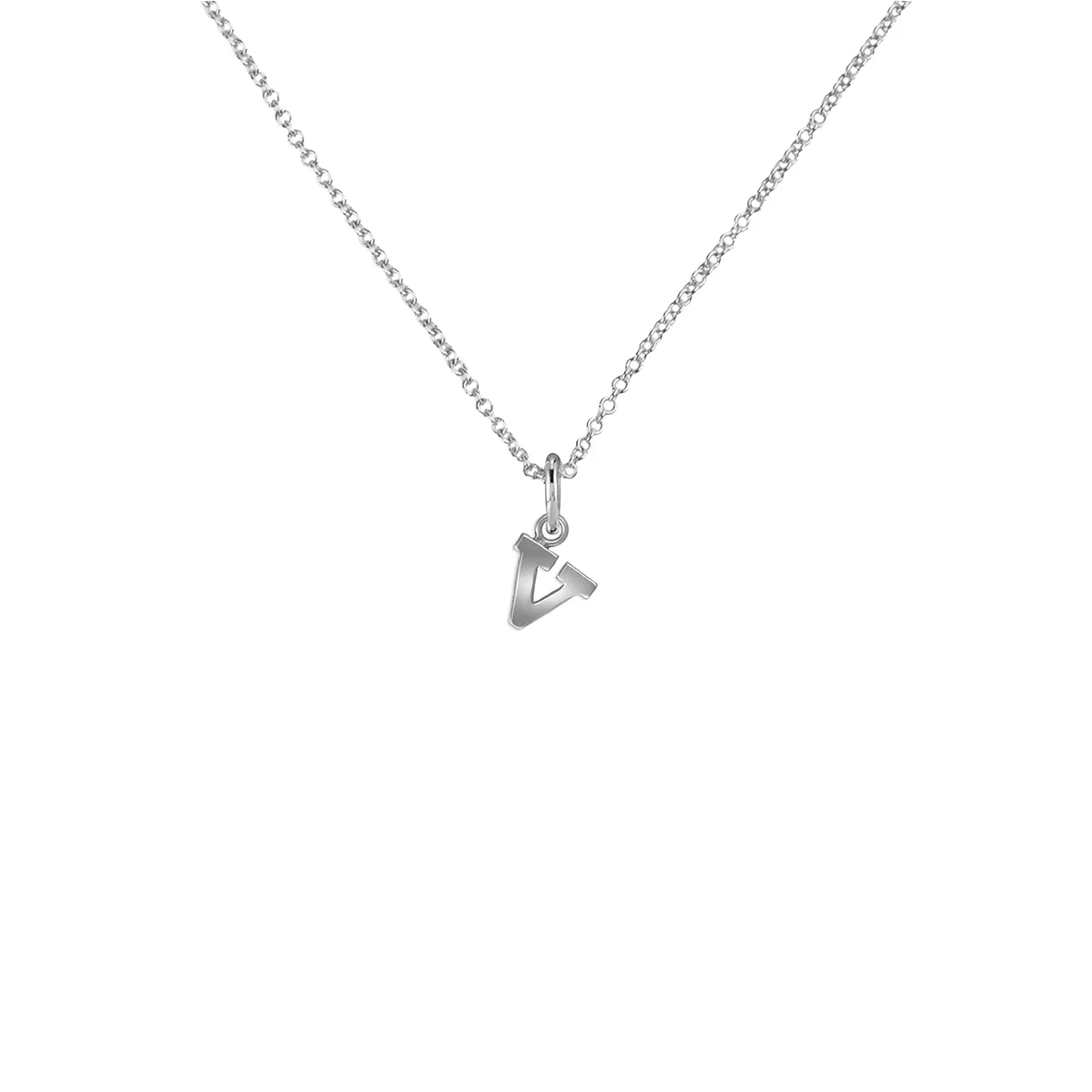 Silver Letter Necklace sold by RG product image thumbnail 4