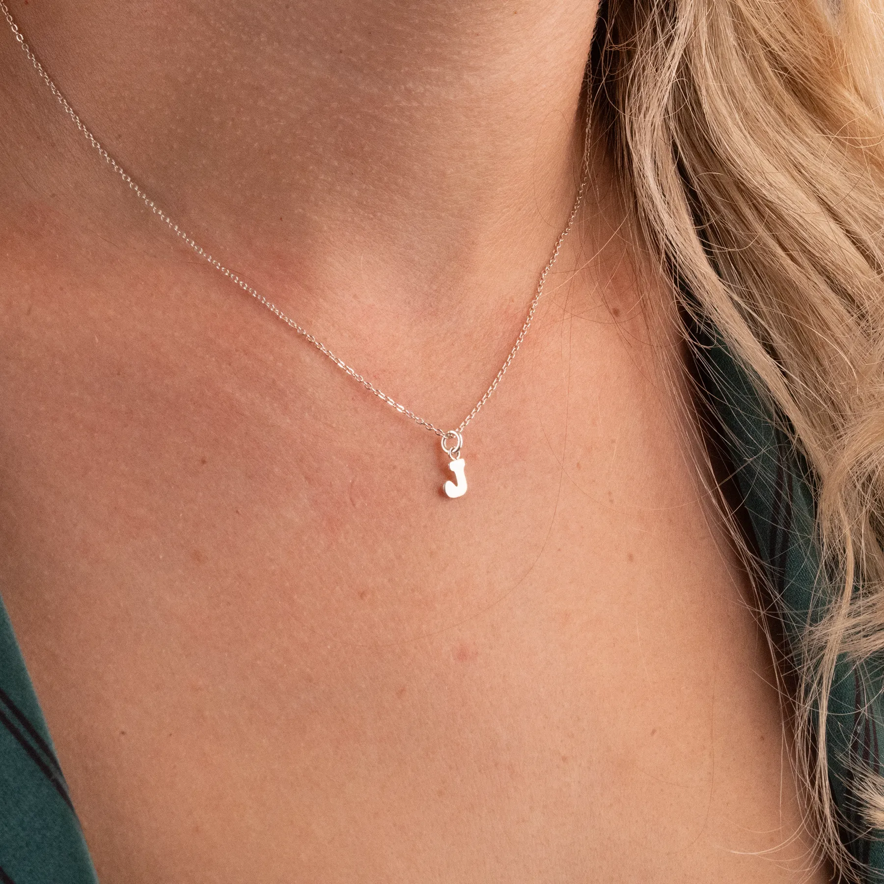 Silver Letter Necklace sold by RG product image thumbnail 2