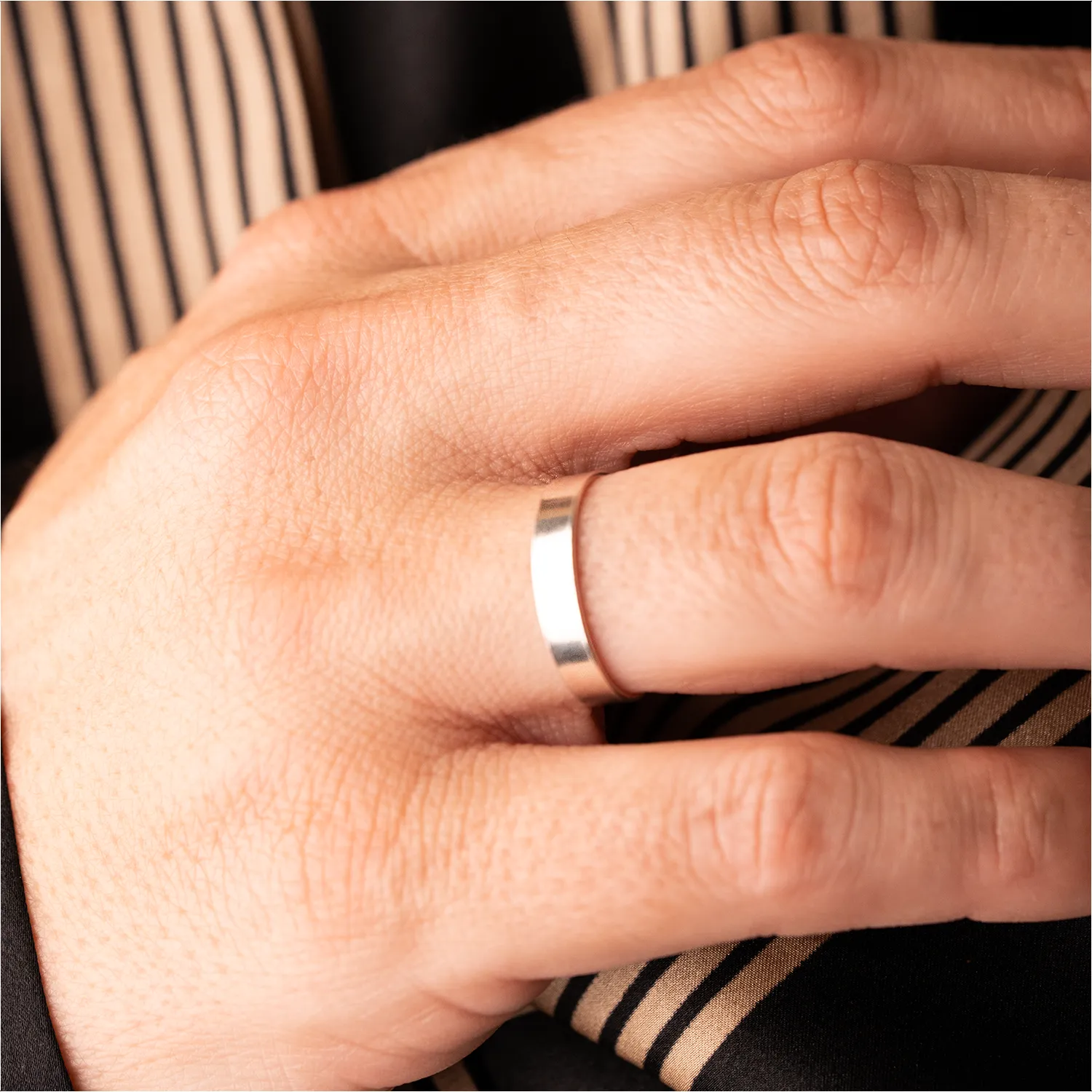 Silver Flat Ring | 3.5mm sold by RG product image thumbnail 3