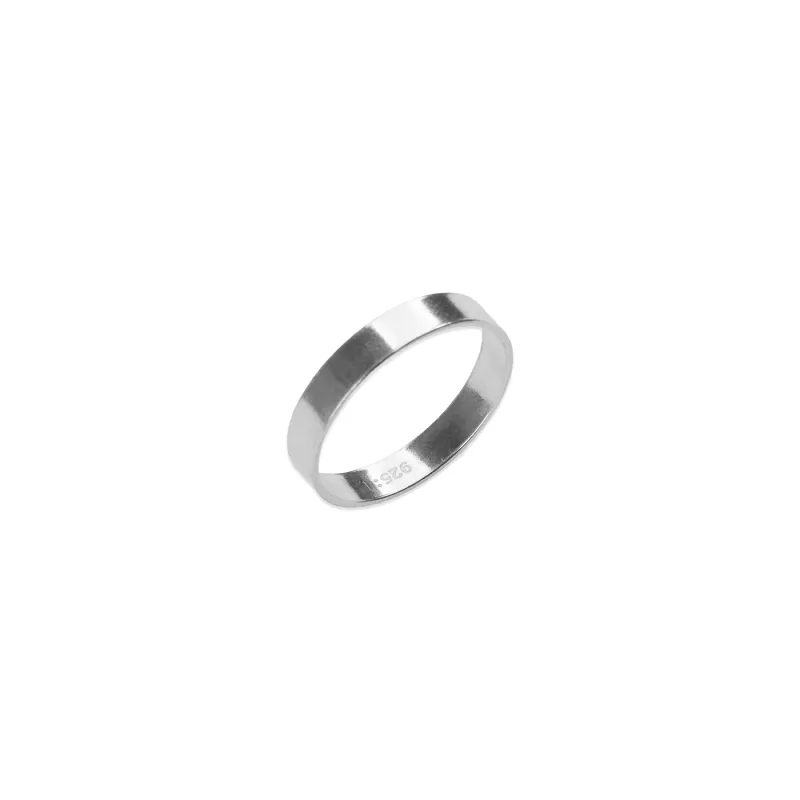 Silver Flat Ring | 3.5mm sold by RG