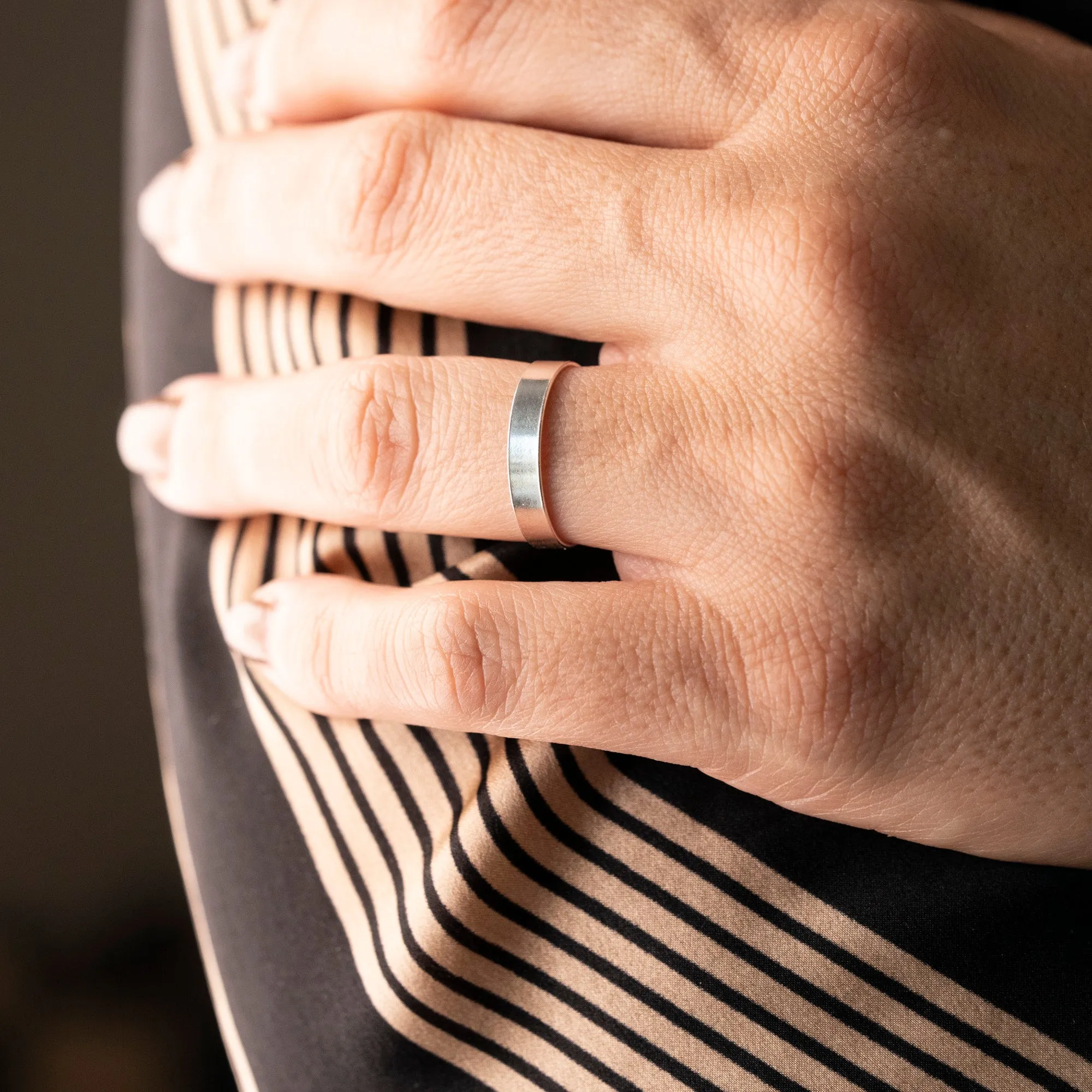 Silver Flat Ring | 3.5mm sold by RG product image thumbnail 2