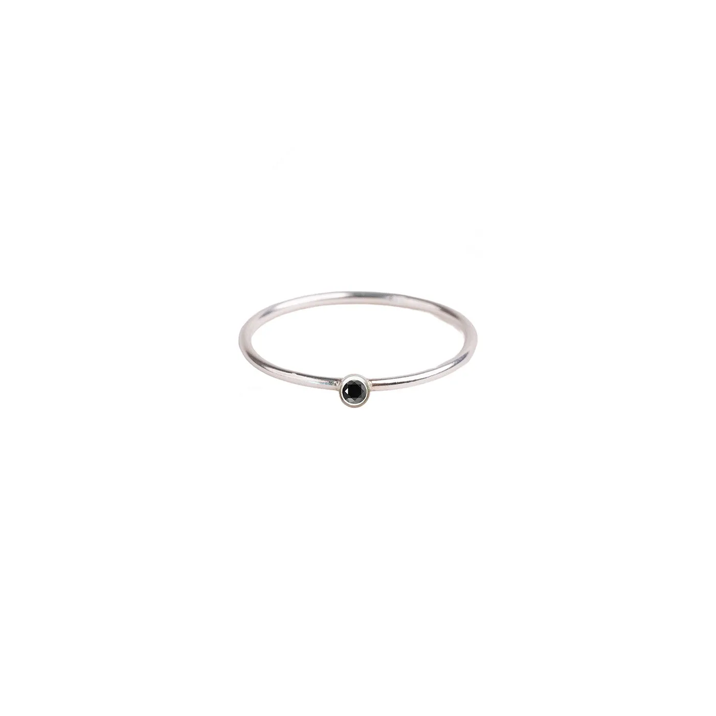 Silver Black Crystal Stacker sold by RG