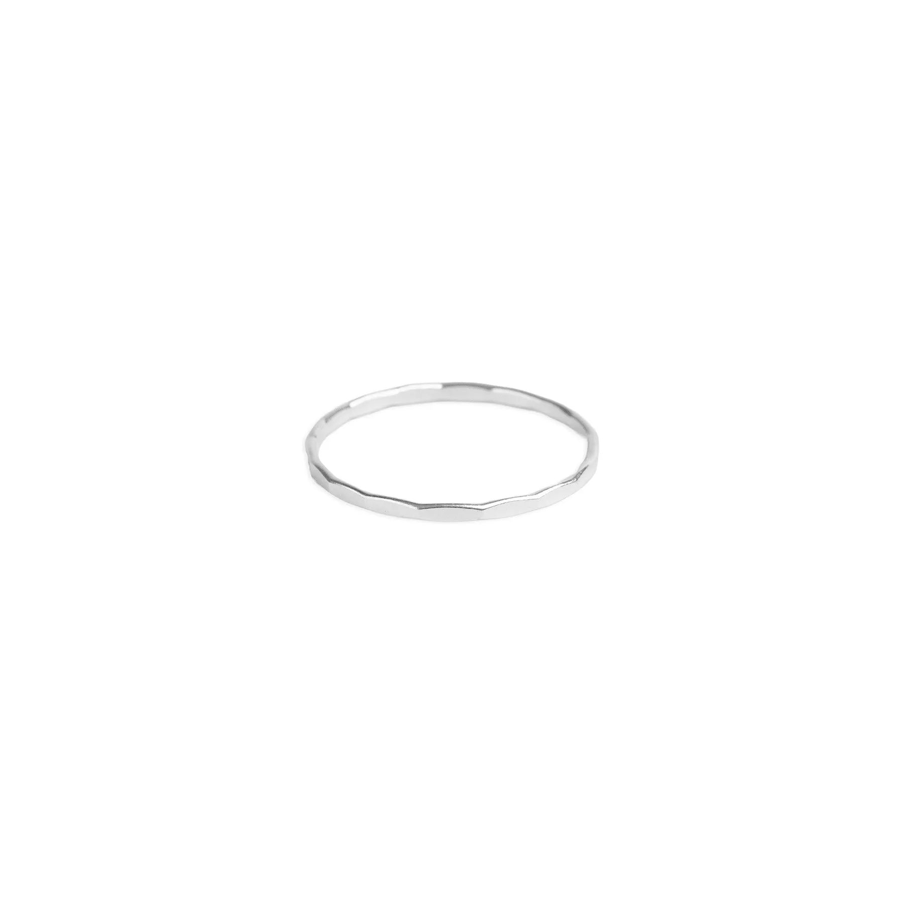 Silver Textured Stackable Ring sold by RG
