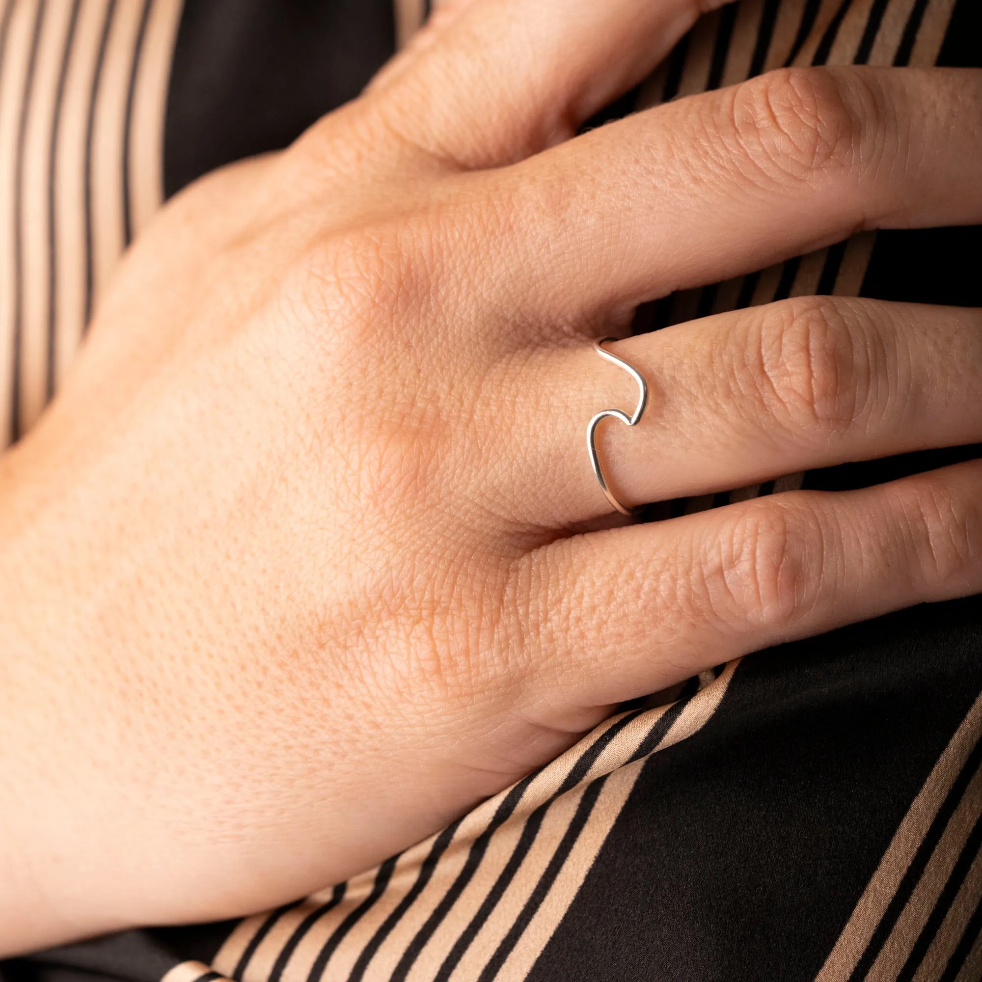 Silver Tidal Wave Ring sold by RG product image thumbnail 2