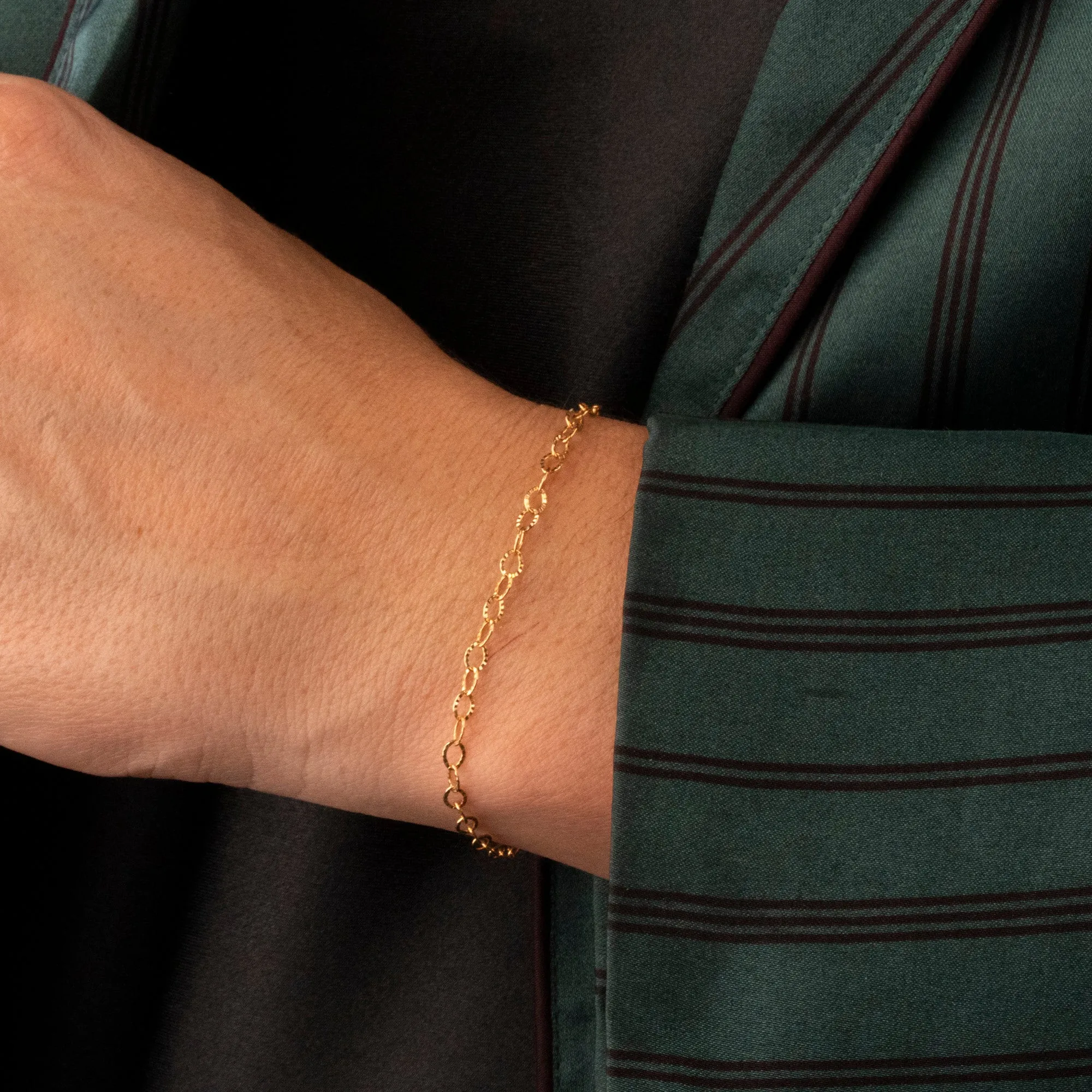 Gold Filled Shiny Oval Bracelet sold by RG product image thumbnail 2