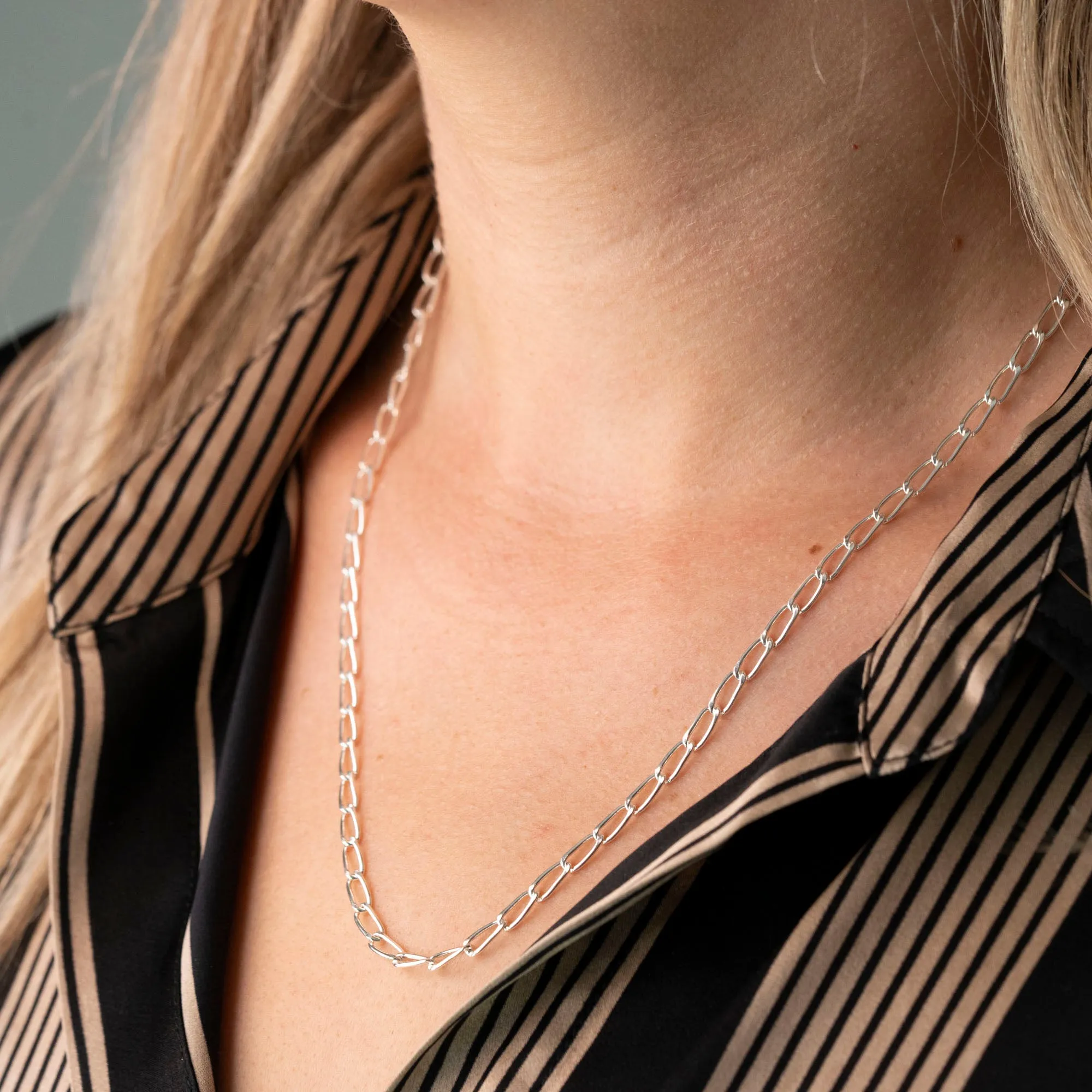 Silver Small Orbit Necklace sold by RG product image thumbnail 3